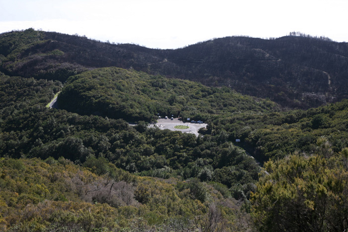 La Gomera, Alto de Garajonay, Wandern, Aufstieg, Aussicht nach Osten - mittelmeer-reise-und-meer.de