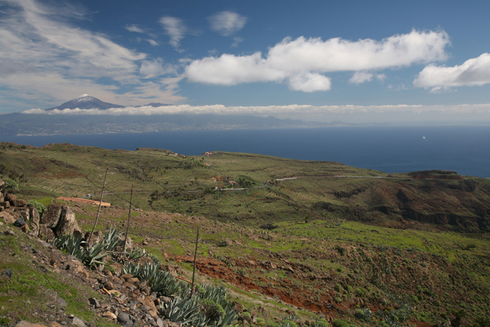 La Gomera, Pico del Teide, Panorama vom Mirador de La Lomada del Camello - mittelmeer-reise-und-meer.de