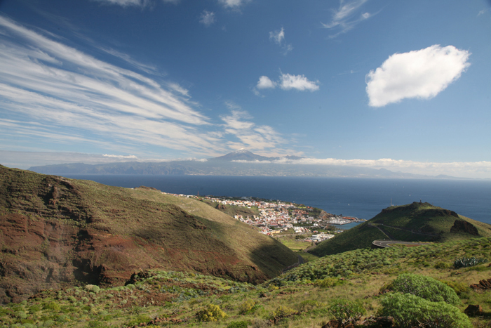 La Gomera, Pico del Teide, Panorama vom Mirador de La Lomada del Camello - mittelmeer-reise-und-meer.de