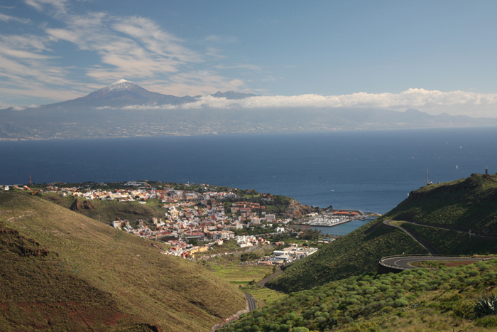 La Gomera, Pico del Teide, Blick vom Mirador de La Lomada del Camello - mittelmeer-reise-und-meer.de