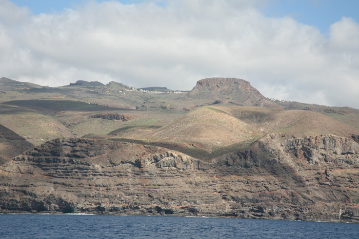 La Gomera, Bootstour Süden, Panorama Küste im Südosten, Alajero - mittelmeer-reise-und-meer.de