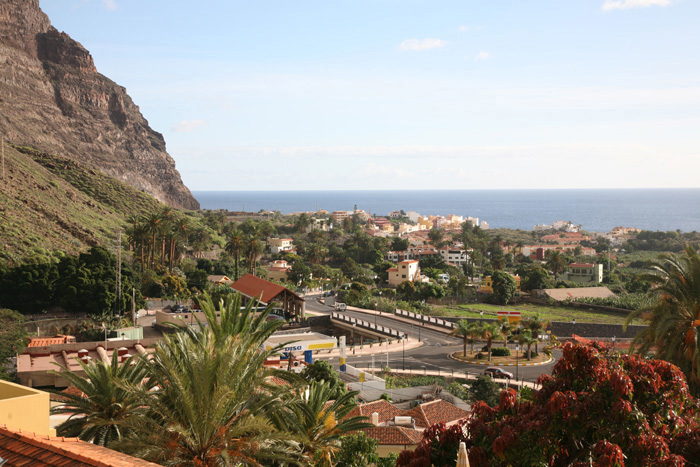 La Gomera, La Calera, Valle Gran Rey, Blick Borbalan - mittelmeer-reise-und-meer.de