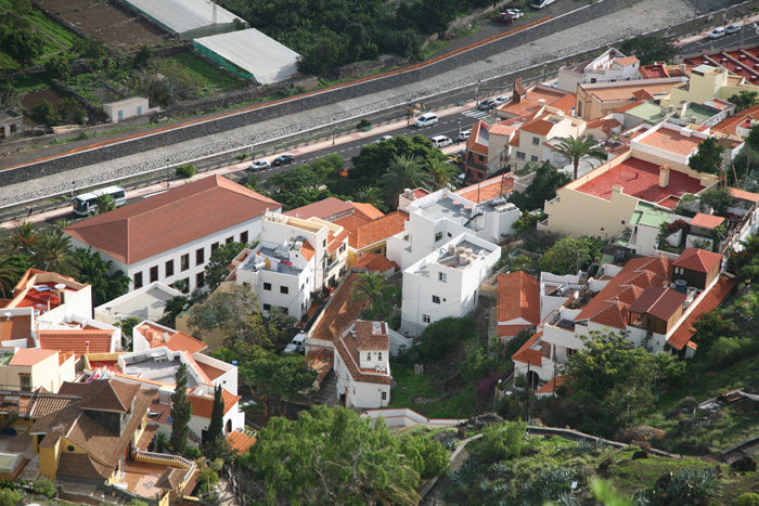 La Gomera, La Calera, Valle Gran Rey, Blick von oben - mittelmeer-reise-und-meer.de