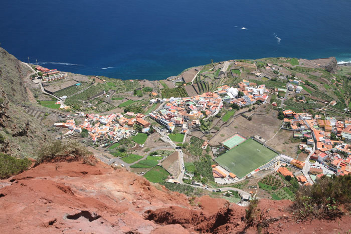 La Gomera, Mirador de Abrante, Agulo, Panorama westlicher Teil - mittelmeer-reise-und-meer.de