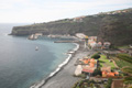 Blick von Lomada de Tecina, Playa de Santiago, La Gomera