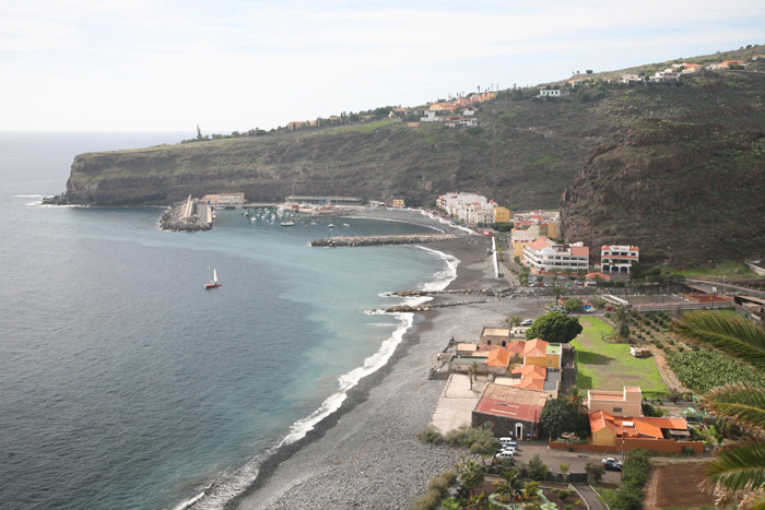 La Gomera, Playa de Santiago, Blick von Lomada de Tecina - mittelmeer-reise-und-meer.de