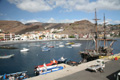 Hafenpanorama, Walfänger 'Essex', Playa de Santiago, La Gomera