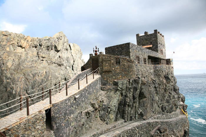 La Gomera, Playa de Vallehermoso, Castillo del Mar, Panorama, Bucht - mittelmeer-reise-und-meer.de