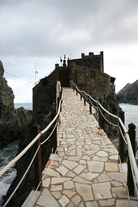 La Gomera, Playa de Vallehermoso, Zugang - mittelmeer-reise-und-meer.de