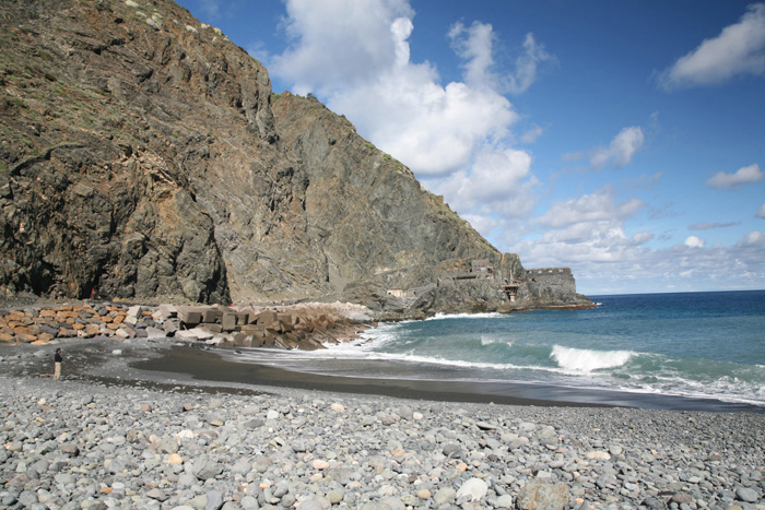 La Gomera, Playa de Vallehermoso, Strand - mittelmeer-reise-und-meer.de