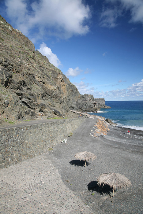 La Gomera, Playa de Vallehermoso, Strand - mittelmeer-reise-und-meer.de