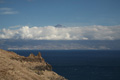 Blick auf den Pico del Teide, Punta de Avalo, La Gomera