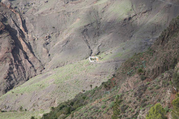 La Gomera, Taguluche, Blick über den kleinen Friedhof oberhalb - mittelmeer-reise-und-meer.de