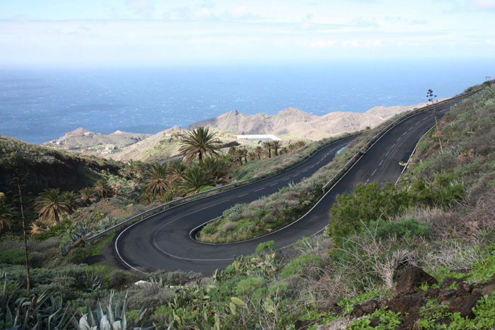 La Gomera, Taguluche, Rückweg, Blick auf Alojera - mittelmeer-reise-und-meer.de