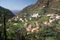 El Retamal, Blick von Los Descansaderos ins Valle, Valle Gran Rey, La Gomera