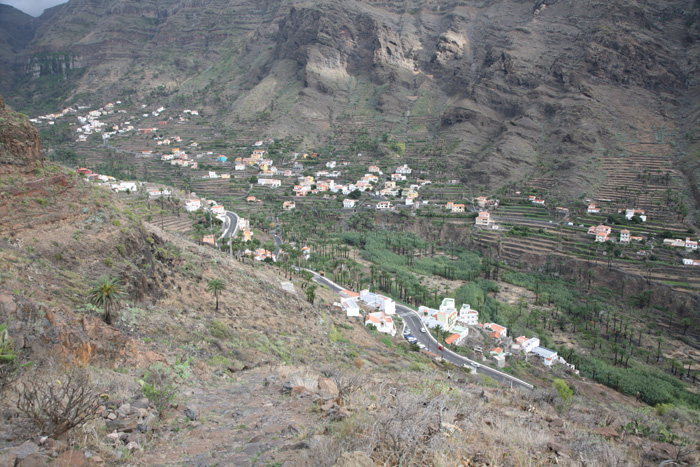 La Gomera, Valle Gran Rey, Los Granados von oben - mittelmeer-reise-und-meer.de