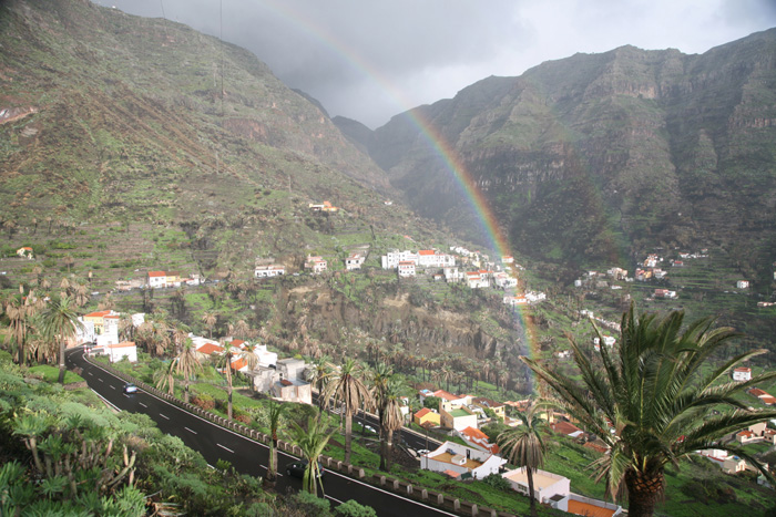 La Gomera, Valle Gran Rey, Panorama von der Ermita de San Antonio - mittelmeer-reise-und-meer.de