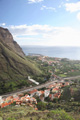 Vueltas, Valle Gran Rey, Unteres Valle von oben, La Gomera