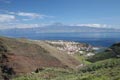 Blick vom Mirador de La Lomada del Camello, San Sebastian de La Gomera, La Gomera