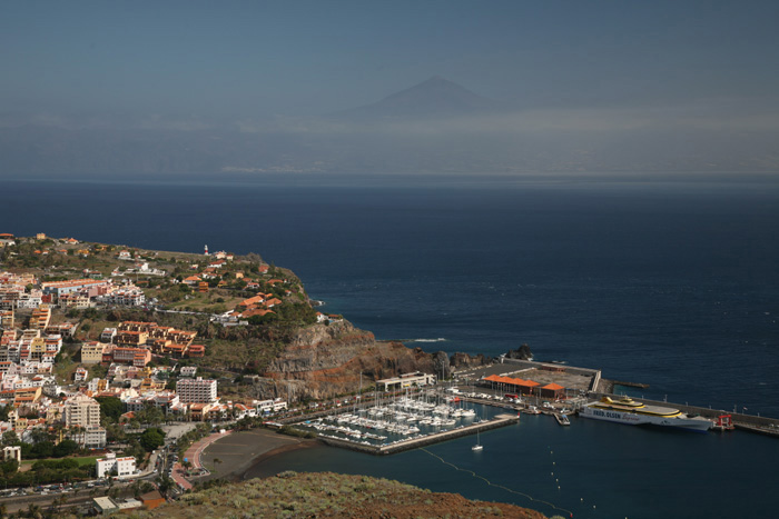 La Gomera, San Sebastian de La Gomera, Panorama vom Mirador El Santo - mittelmeer-reise-und-meer.de