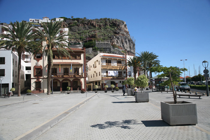 La Gomera, San Sebastian de La Gomera, Plaza de las Américas, Rathaus - mittelmeer-reise-und-meer.de