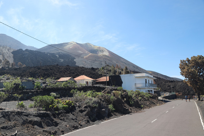 La Palma, Volcán Cumbre Vieja, Ende der LP-212 - mittelmeer-reise-und-meer.de