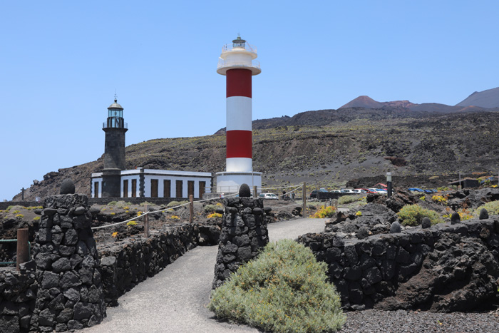 La Palma, Faro de Fuencaliente, Neuer und Alter Leuchtturm - mittelmeer-reise-und-meer.de La Palma, Faro de Fuencaliente, Neuer und Alter Leuchtturm - mittelmeer-reise-und-meer.de