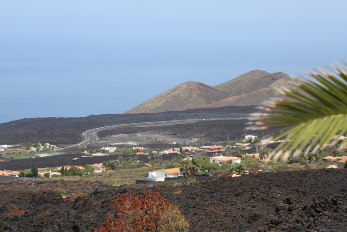 La Palma, LP-211, Carretera el Hoyo Todoque, Blick neue LP-213 - mittelmeer-reise-und-meer.de