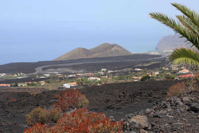 La Palma, LP-211, Carretera el Hoyo Todoque, Blick neue LP-213 - mittelmeer-reise-und-meer.de
