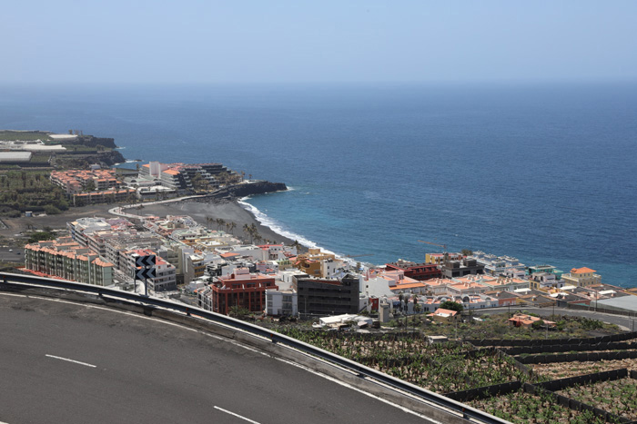 La Palma, Mirador de Puerto Naos, Blick und Panorama Puerto Naos - mittelmeer-reise-und-meer.de