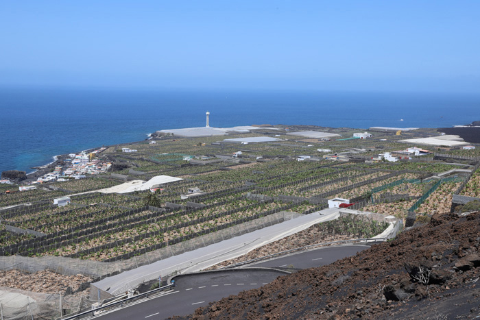 La Palma, Mirador de Puerto Naos, Blick und Panorama La Bombilla - mittelmeer-reise-und-meer.de