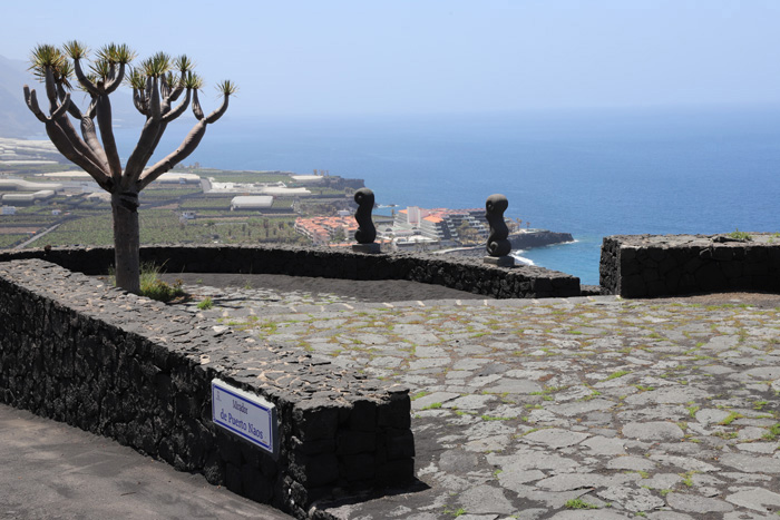 La Palma, Mirador de Puerto Naos, Blick und Panorama Puerto Naos - mittelmeer-reise-und-meer.de