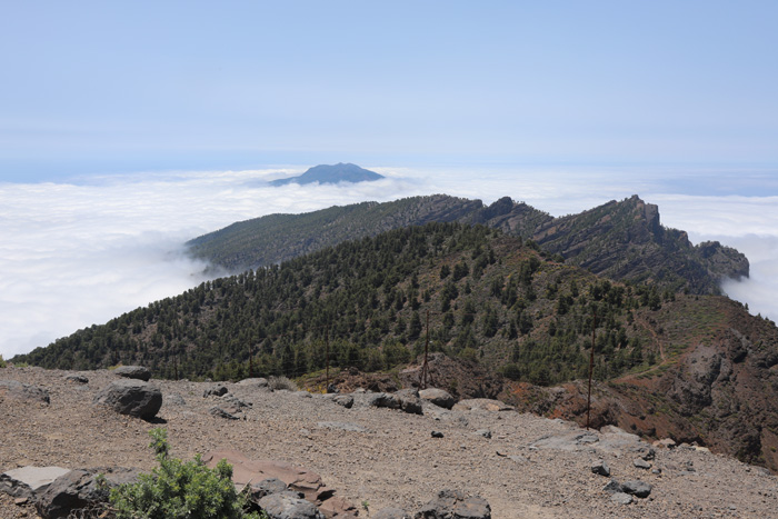 La Palma, Pico de la Nieve, Panorama Cumbre Vieja - mittelmeer-reise-und-meer.de