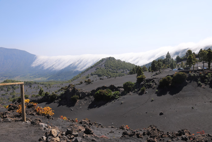 La Palma, Volcán de Tajogaite, Mirador Volcán de Tajogaite, “Wasserfall“ - mittelmeer-reise-und-meer.de