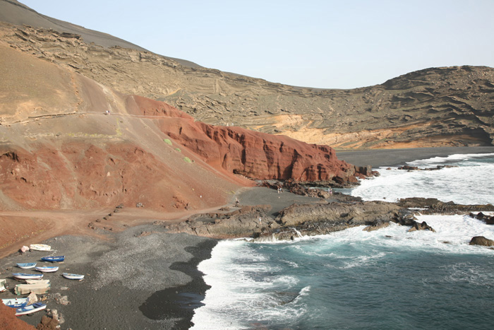 Lanzarote, Lago Verde, Bucht El Golfo - mittelmeer-reise-und-meer.de