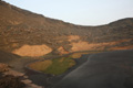 Lago Verde, der Grüne See zum Sonnenuntergang, Lanzarote