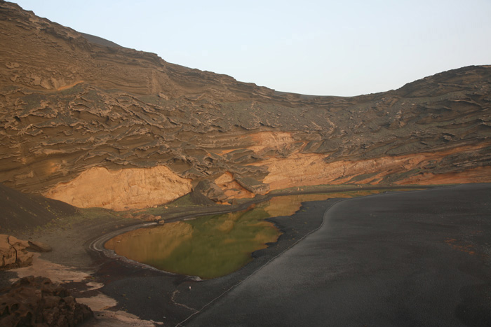 Lanzarote, Lago Verde, der Grüne See zum Sonnenuntergang - mittelmeer-reise-und-meer.de