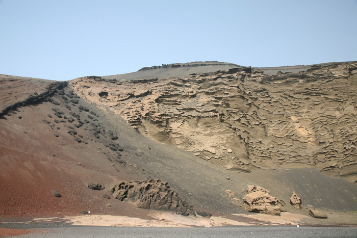 Lanzarote, Lago Verde, Montaña de Golfo - mittelmeer-reise-und-meer.de