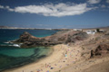 Papagayo Strände, Playa Papagayo, Blick Playa Blanca, Lanzarote