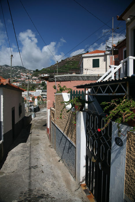 Madeira, Camara de Lobos, Gasse am Meer - mittelmeer-reise-und-meer.de