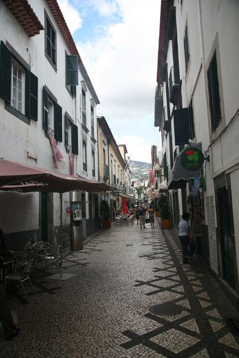 Madeira, Funchal, Rua Joao Tavira, Ecke Rua do Aljube - mittelmeer-reise-und-meer.de