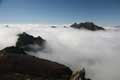 Pico de Arieiro, Wolkenband in den Abendstunden, Madeira