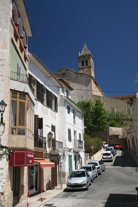 Mallorca, Andratx, Blick auf die Pfarrkirche - mittelmeer-reise-und-meer.de