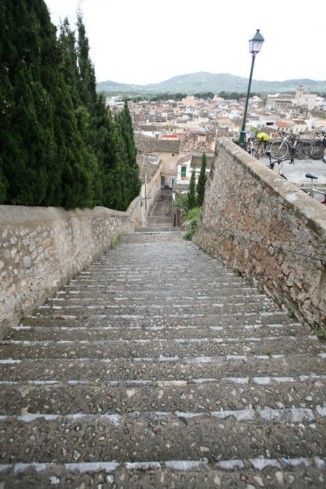 Mallorca, Arta, Wehrkirche, Abstieg - mittelmeer-reise-und-meer.de