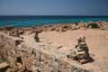 Viele kleine Türme, Cap de ses Salines, Mallorca