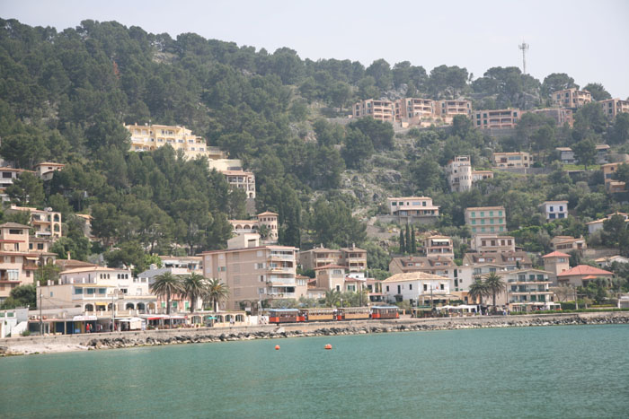 Mallorca, Port de Soller, Historische Straßenbahn im südlichen Teil - mittelmeer-reise-und-meer.de