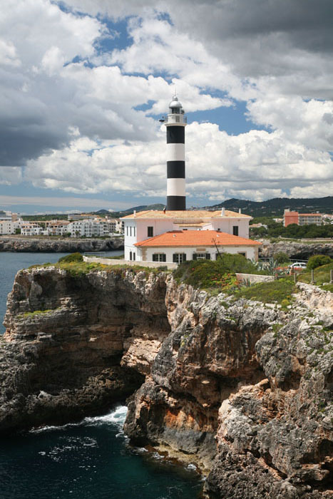 Mallorca, Punta de ses Crestas, Leuchtturm - mittelmeer-reise-und-meer.de