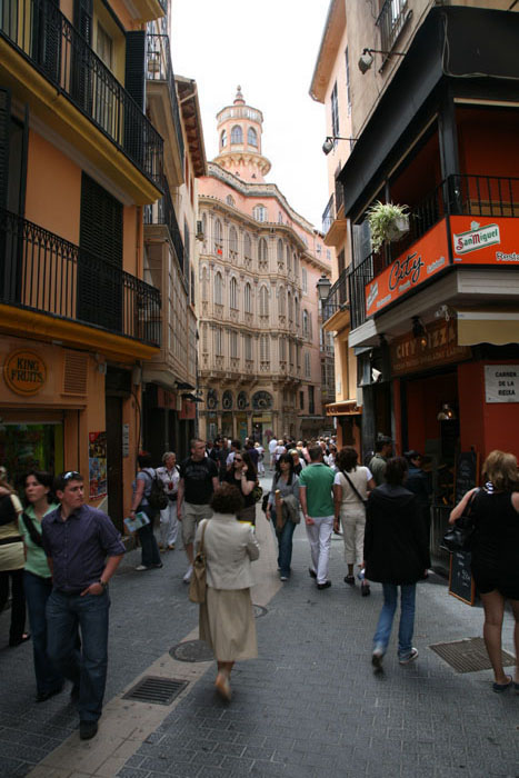 Mallorca, Palma de Mallorca, Carrer de Jaume II, Ecke Calle Colom - mittelmeer-reise-und-meer.de