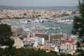 Blick von der Straße auf Palma, Castell de Bellver, Palma de Mallorca, Mallorca