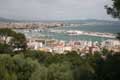 Castell de Bellver, Palma de Mallorca, Panorama von der Straße auf Palma, Mallorca